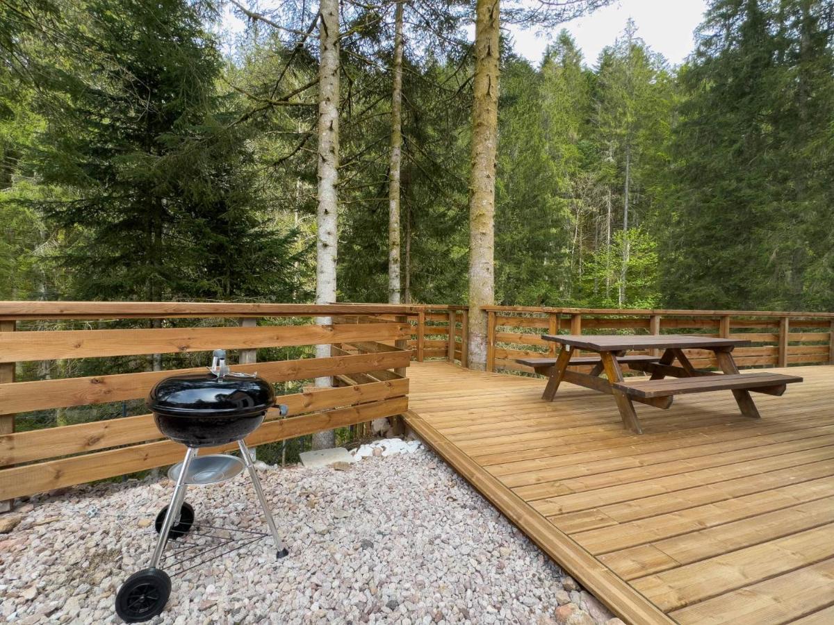 Le Refuge Perche Du Saut De La Bourrique Spa, Terrain Cloture Gérardmer Exterior foto
