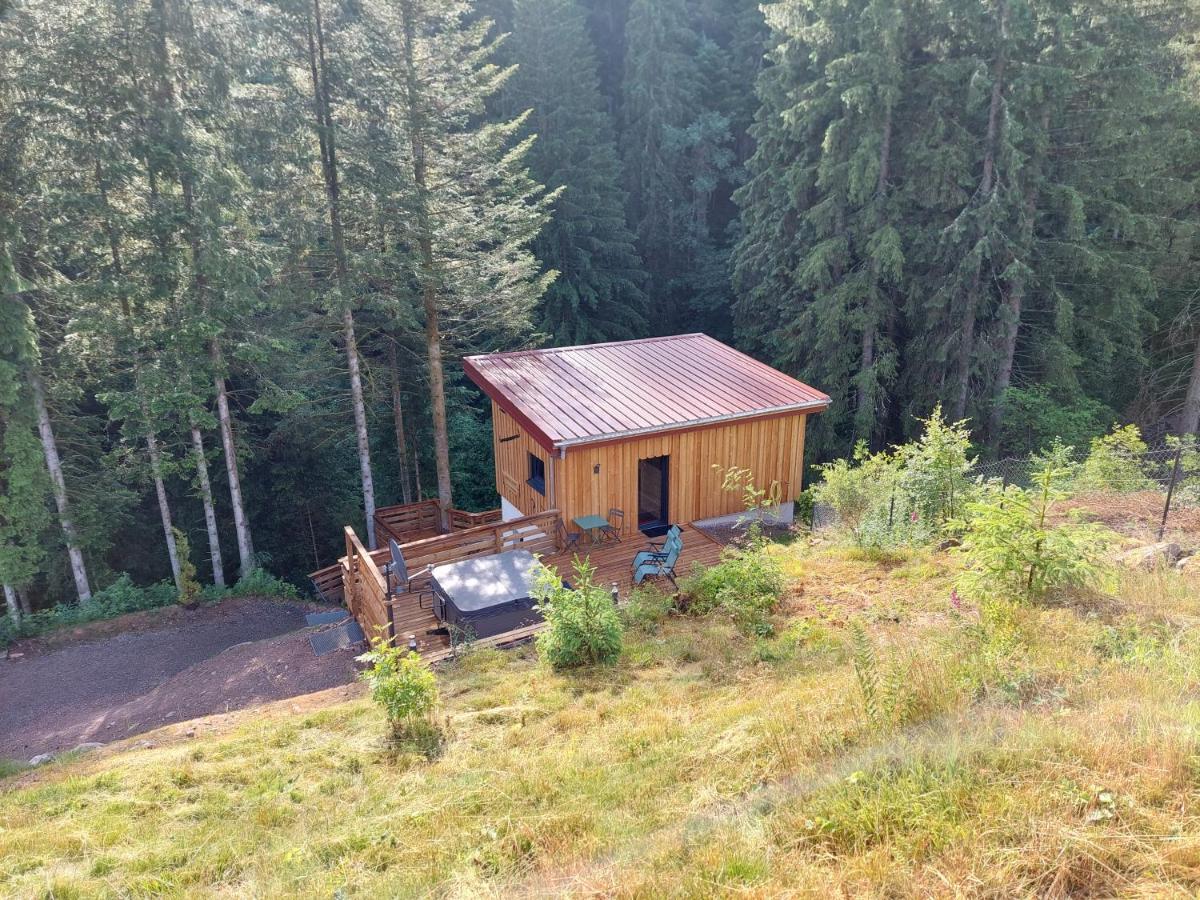Le Refuge Perche Du Saut De La Bourrique Spa, Terrain Cloture Gérardmer Exterior foto
